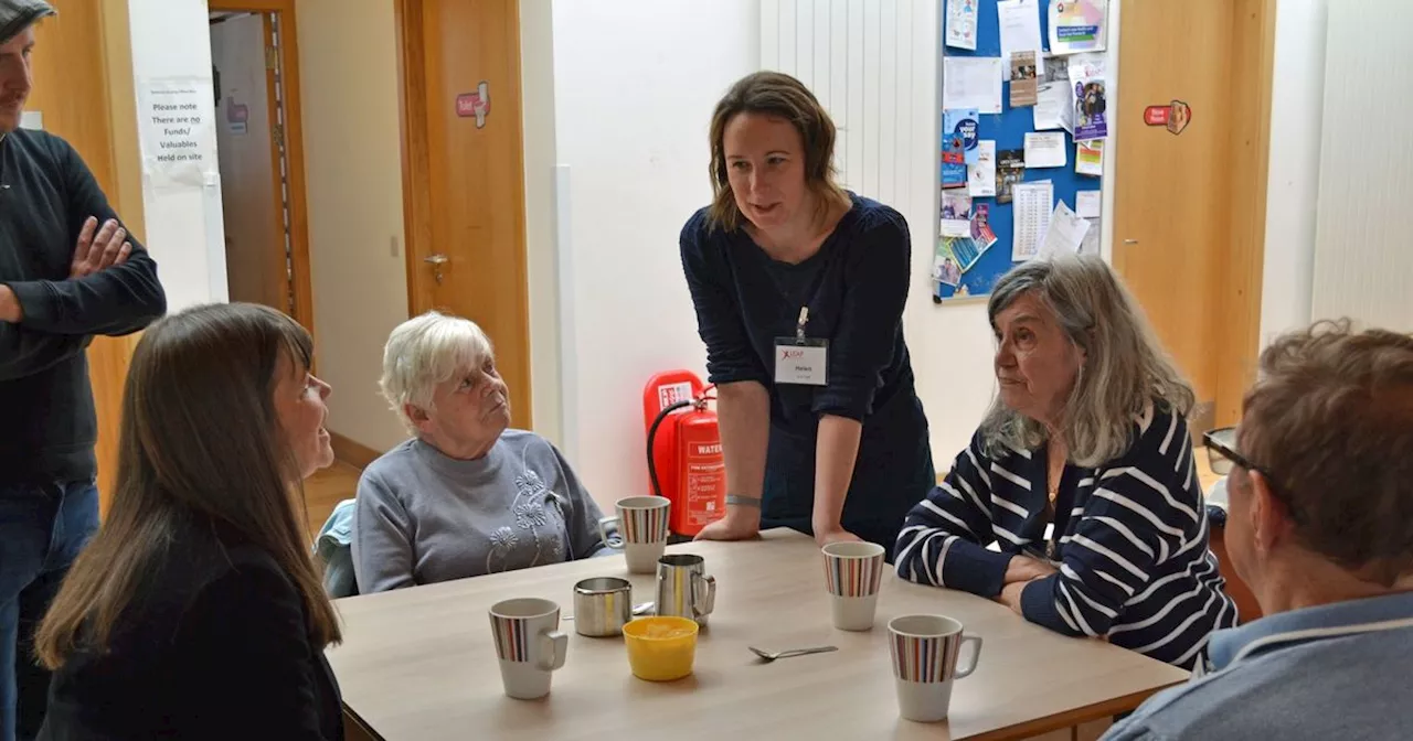 Rutherglen MSP Clare Haughey spoke to those with dementia at vital support group