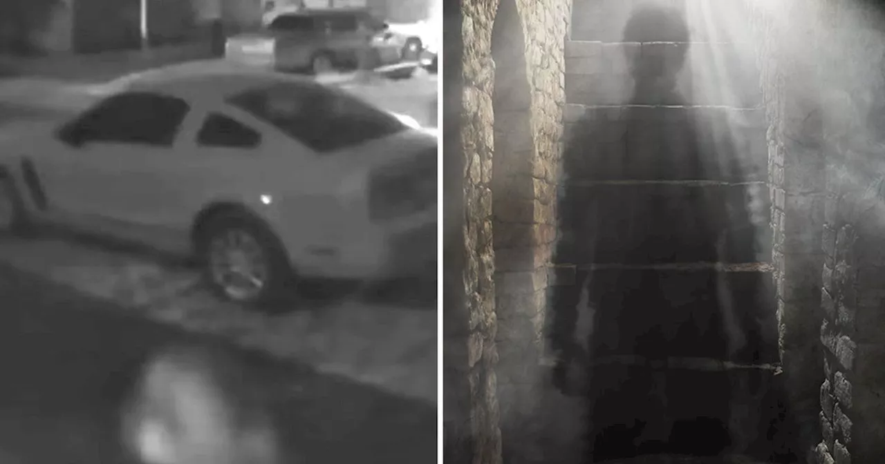 Widow captures 'ghost of dead husband' in chilling home security camera footage