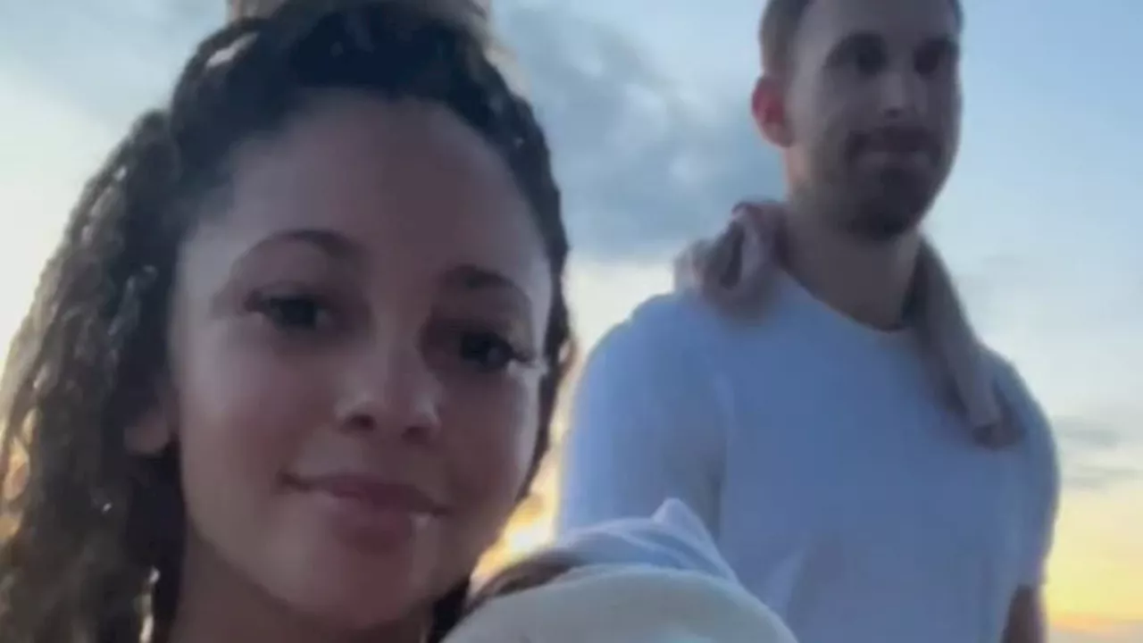 Vanessa Morgan shares first footage of her daughter Kaia Autumn Skye with babydaddy James Karnik:...