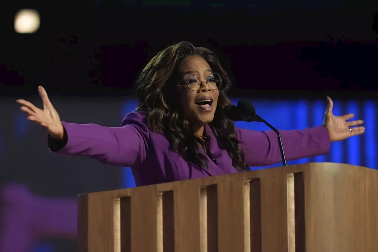 Oprah urges independents to back Kamala Harris during DNC speech