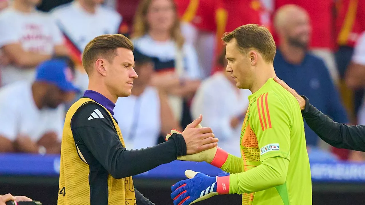 Abschied aus der Nationalmannschaft: Ter Stegen huldigt der »Legende« Manuel Neuer