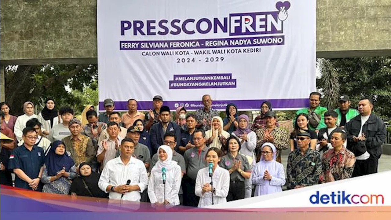 Deklarasi Bunda Fey-Regina Maju Pilwali Kediri Diusung NasDem dan PAN