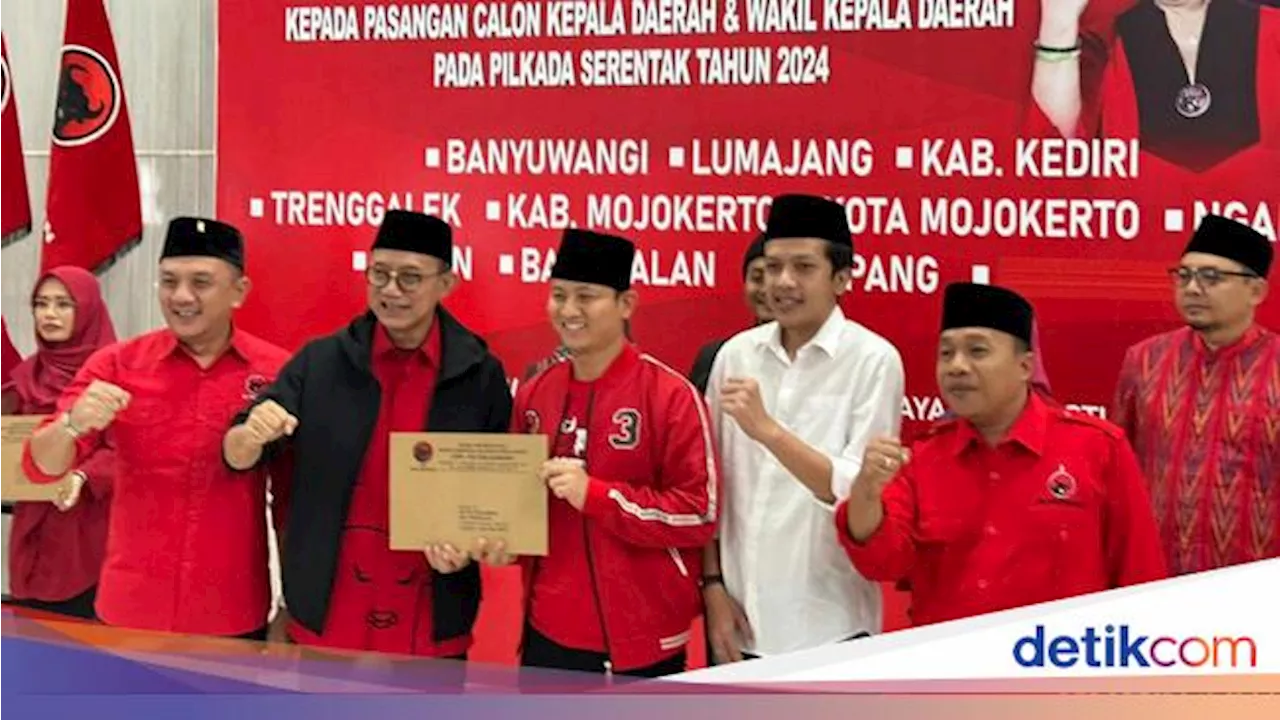 PDIP Jatim Serahkan 10 Rekom Bacakada, Ada Banyuwangi dan Trenggalek