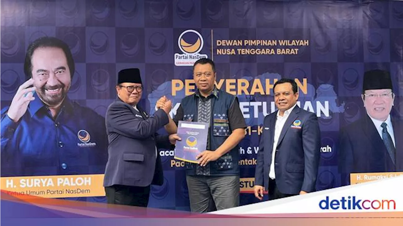 Tiga Parpol Usung Zul-Uhel di Pilgub NTB, Daftar 28 Agustus ke KPU