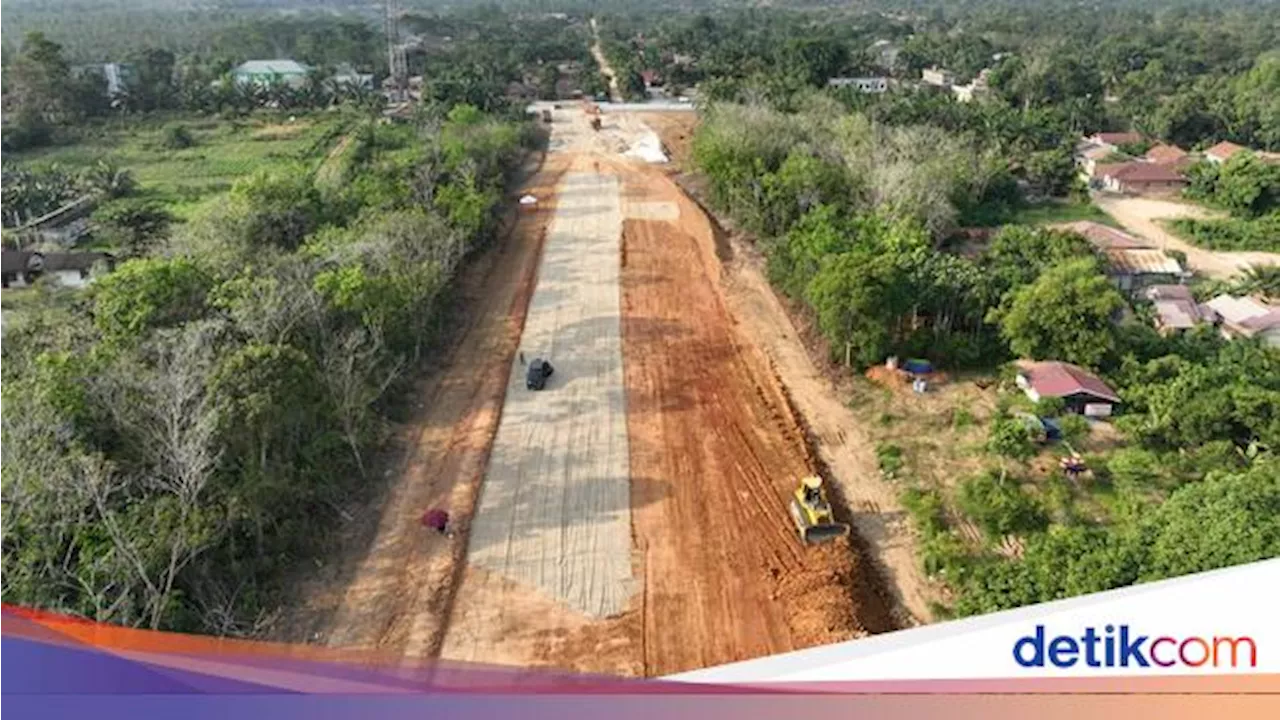 Hutama Karya Target Pembangunan Dua Ruas Tol Trans Sumatera Ini Kelar 2025