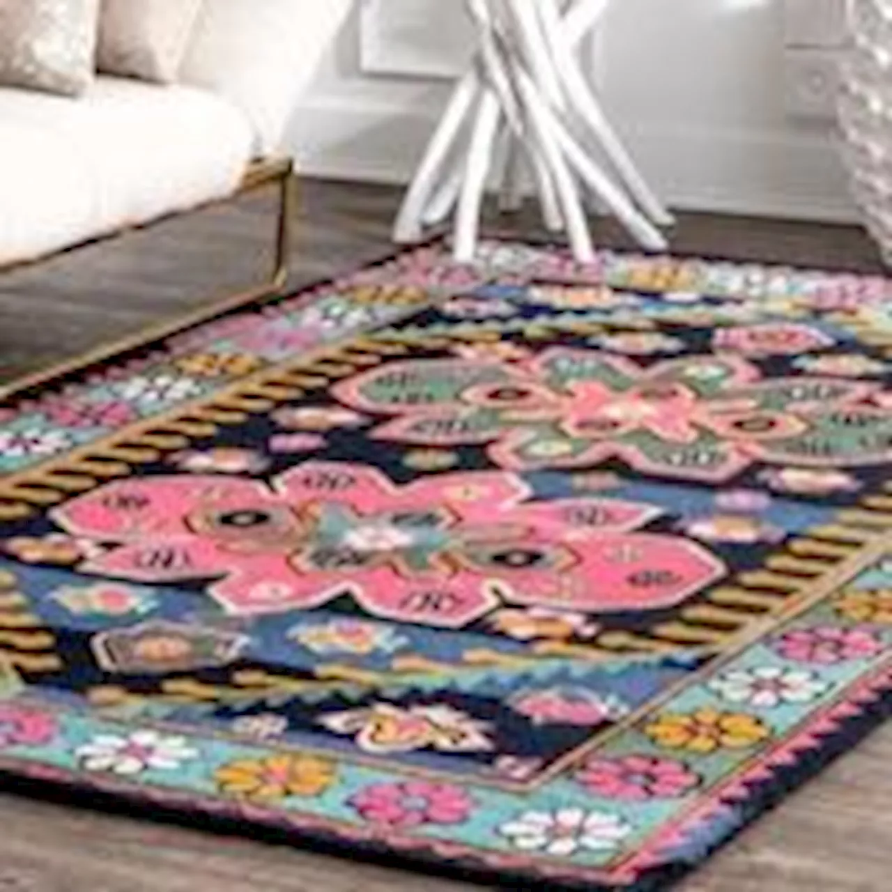 These eye-catching area rugs will make a statement