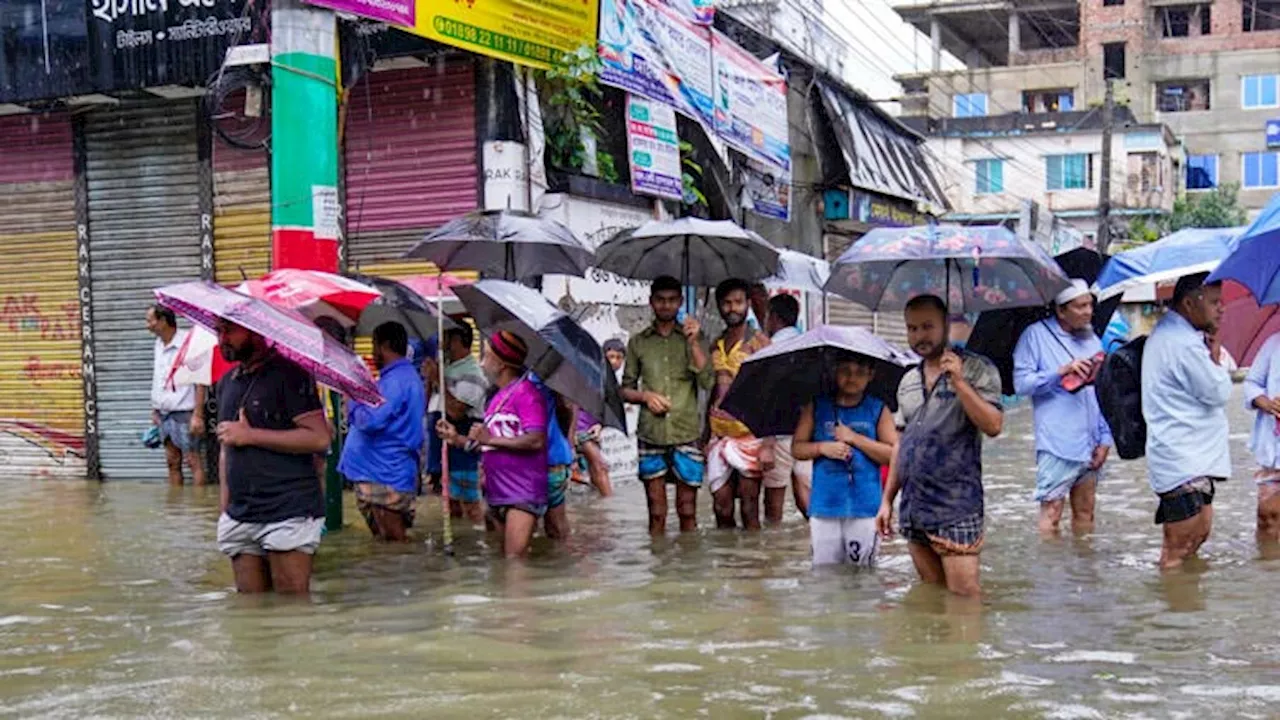 Bangladesh floods strand nearly three million people, kill two