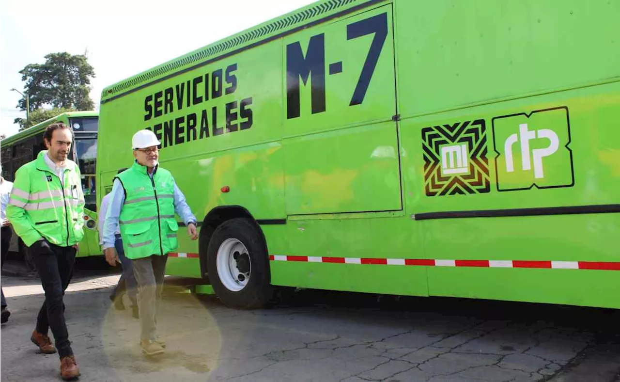 Semovi alista Centro de Carga para unidades RTP eléctricas en alcaldía Azcapotzalco