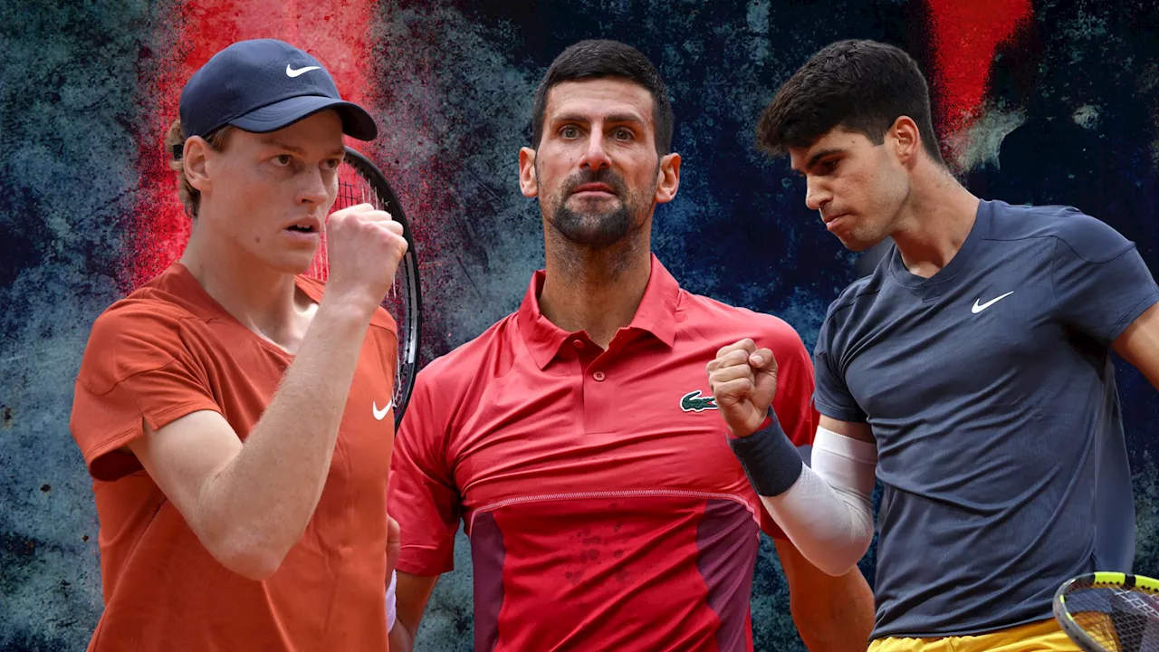  Tirage au sort - Tableau masculin : Sinner, Alcaraz et Medvedev en haut, Djokovic en bas