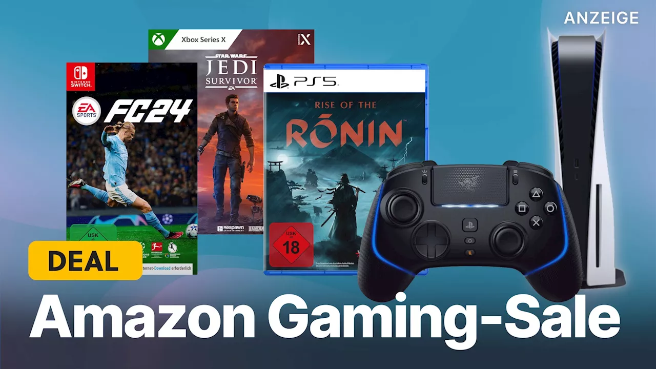 Amazon startet riesigen Gaming-Sale: Jetzt hunderte Sonderangebote für PS5, Switch & Xbox schnappen!