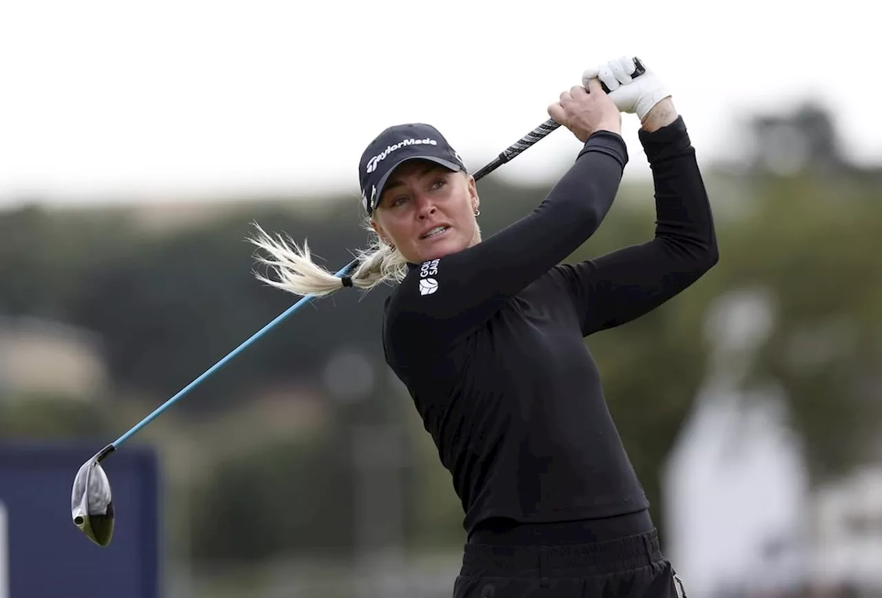 Charley Hull shoots 67 to lead wind-swept Women’s British Open, Nelly Korda is one back