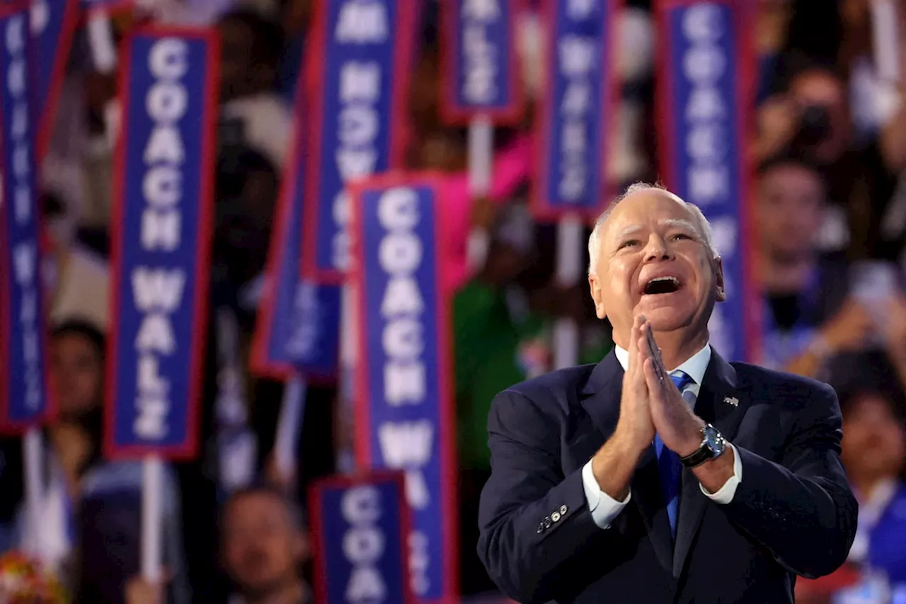 VP nominee Tim Walz aimed his words at the DNC squarely at Midwestern voters