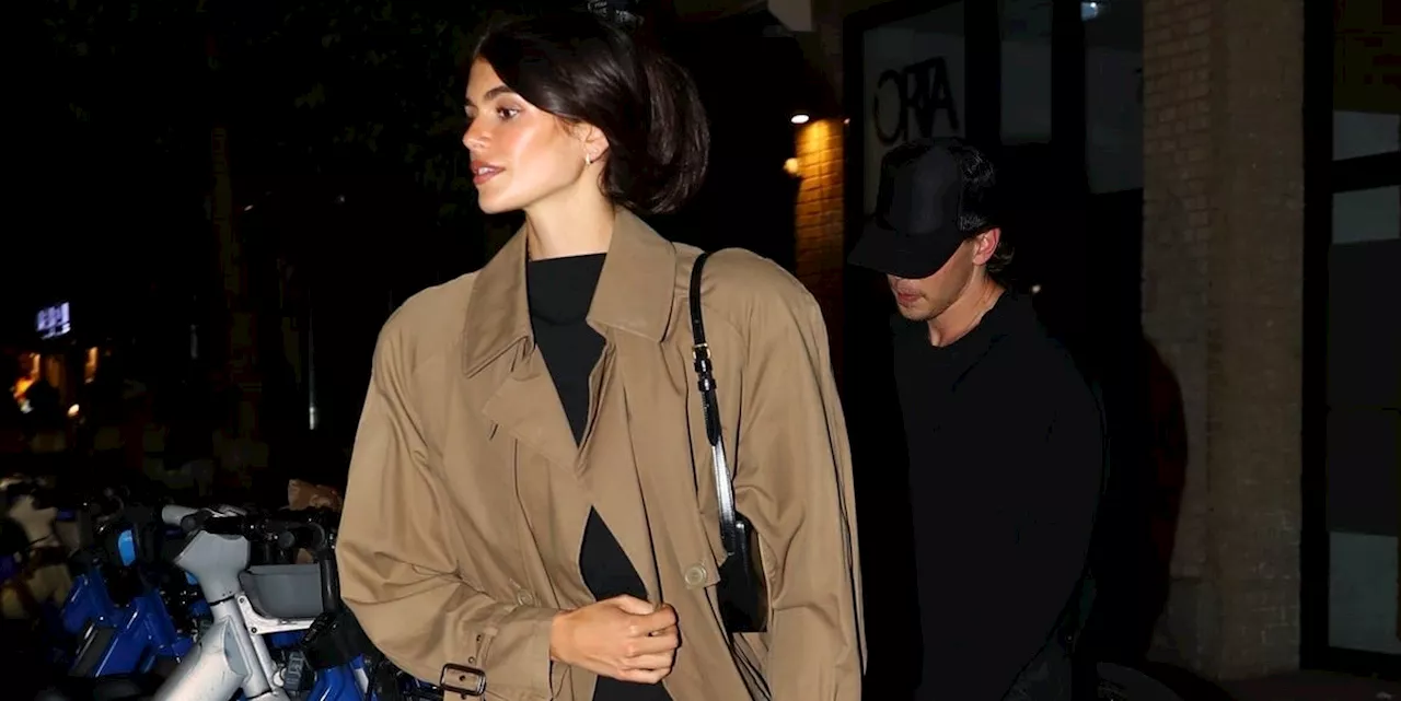 Kaia Gerber Ushers in Fall in This Transitional Date-Night Look