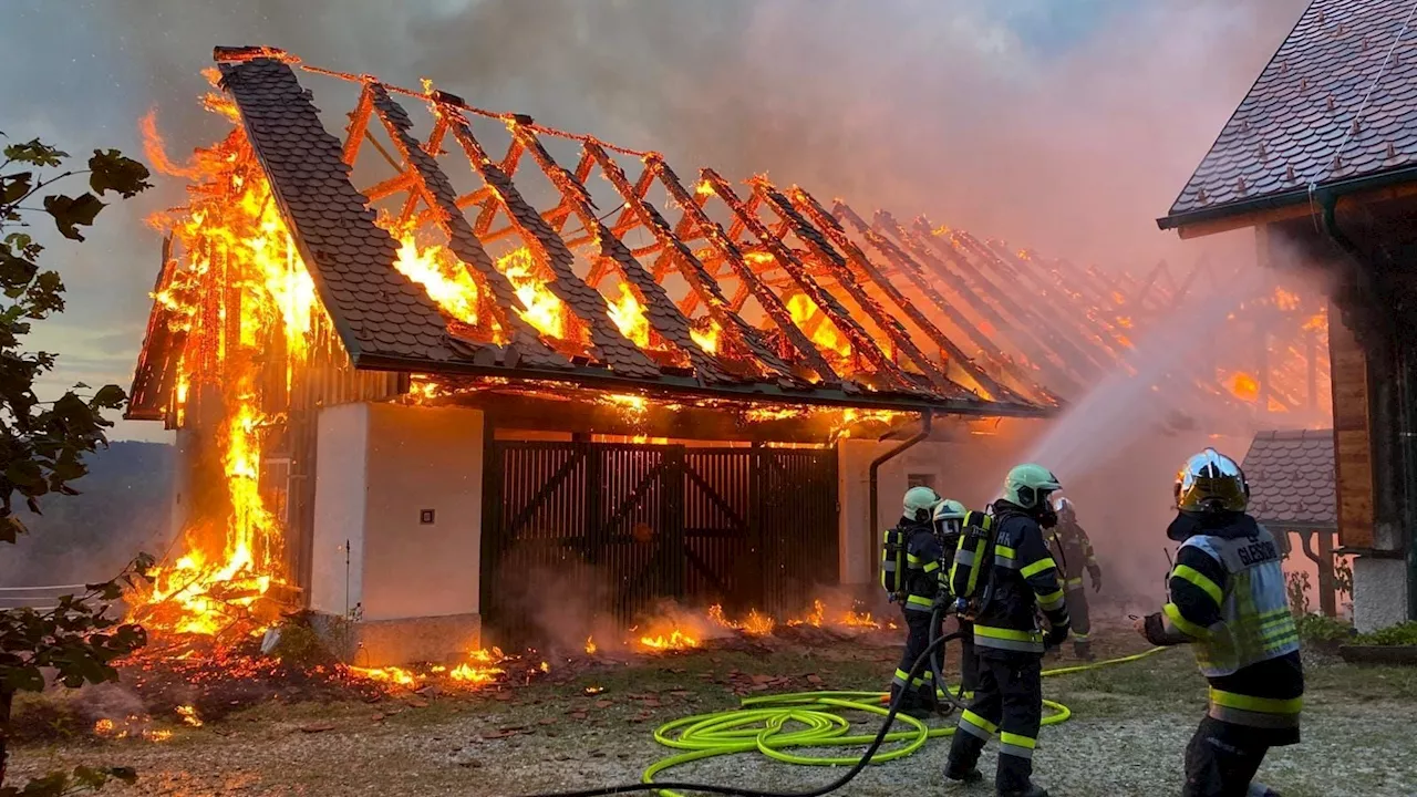  Mann (56) lag im Koma – er selbst legte Feuer bei Weiz