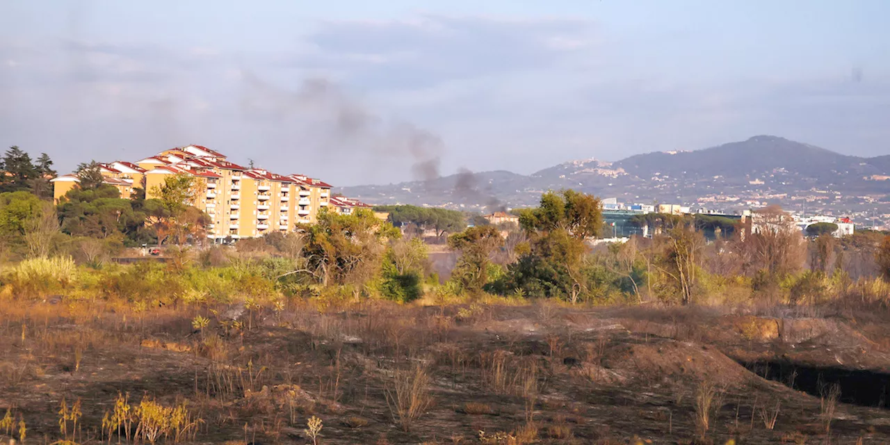 Un altro grande incendio a Roma