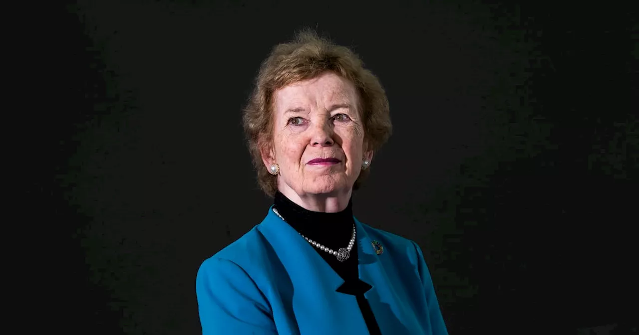 Mary Robinson: ‘It’s really important that we see the migrant for who he or she is. They are the brave people of their community’