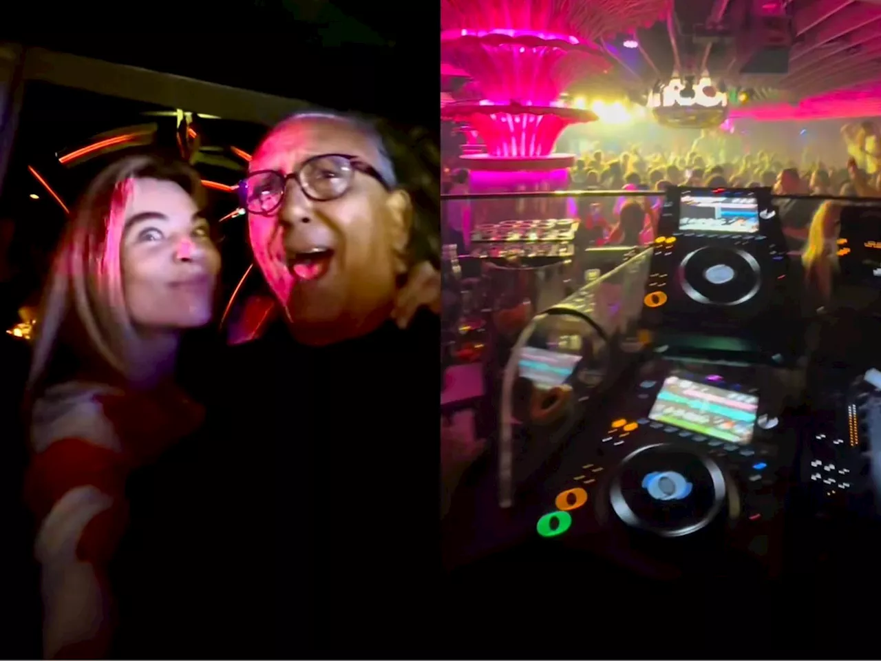 Galvão comemora aniversário da mulher em balada da França e 'invade' cabine do DJ. Veja vídeo