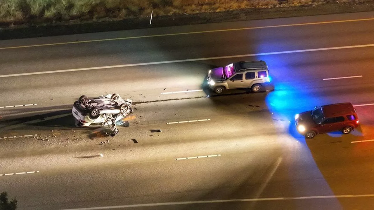 South Sound morning commute snarled by rollover crash on I-5