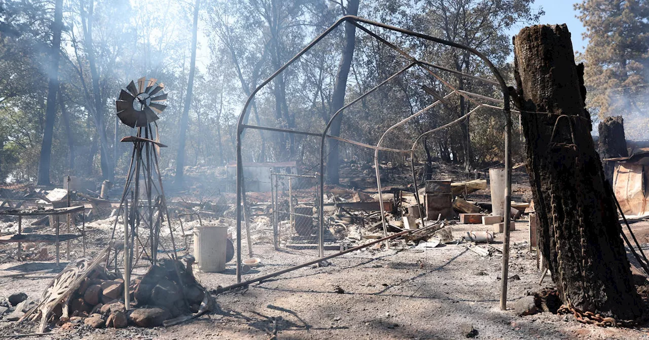 Park Fire burn scar in Northern California will be under flash flood warning this weekend