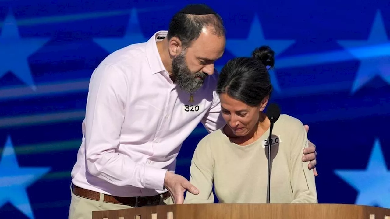 Parents of American hostage held by Hamas plead for release at Democratic convention