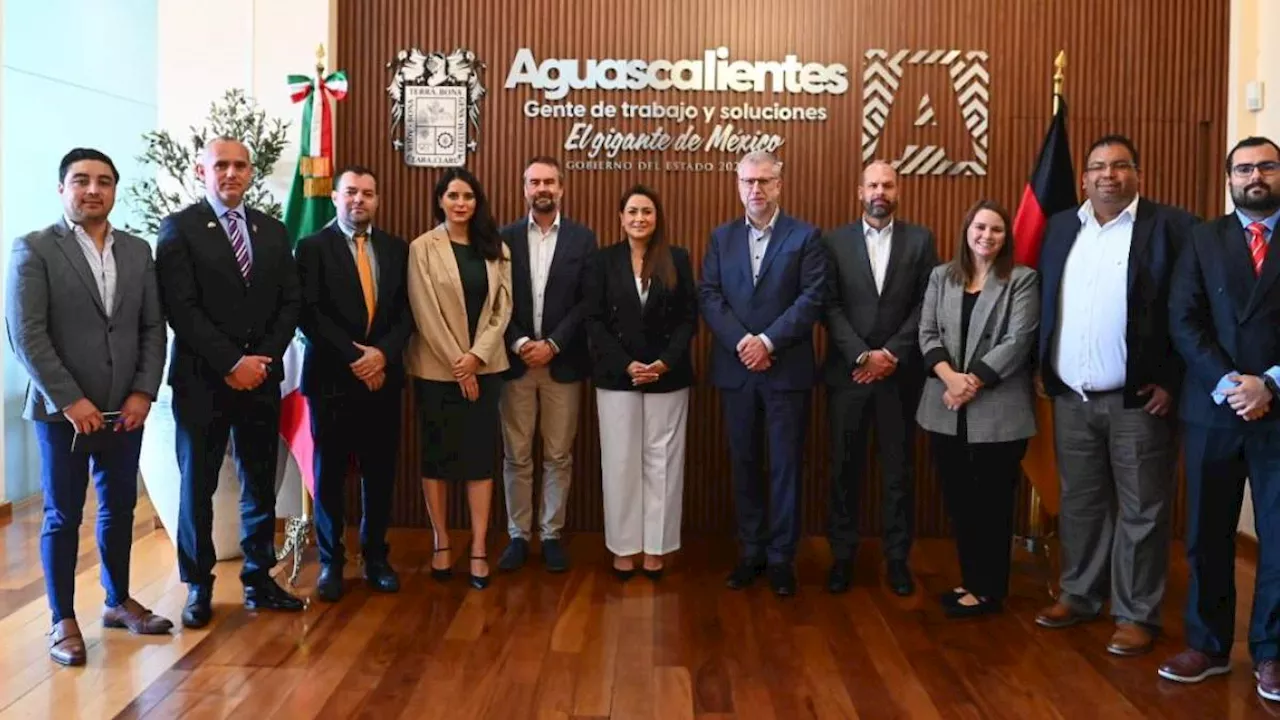 Tere Jiménez se reúne con altos directivos de Mercedes Benz en Aguascalientes