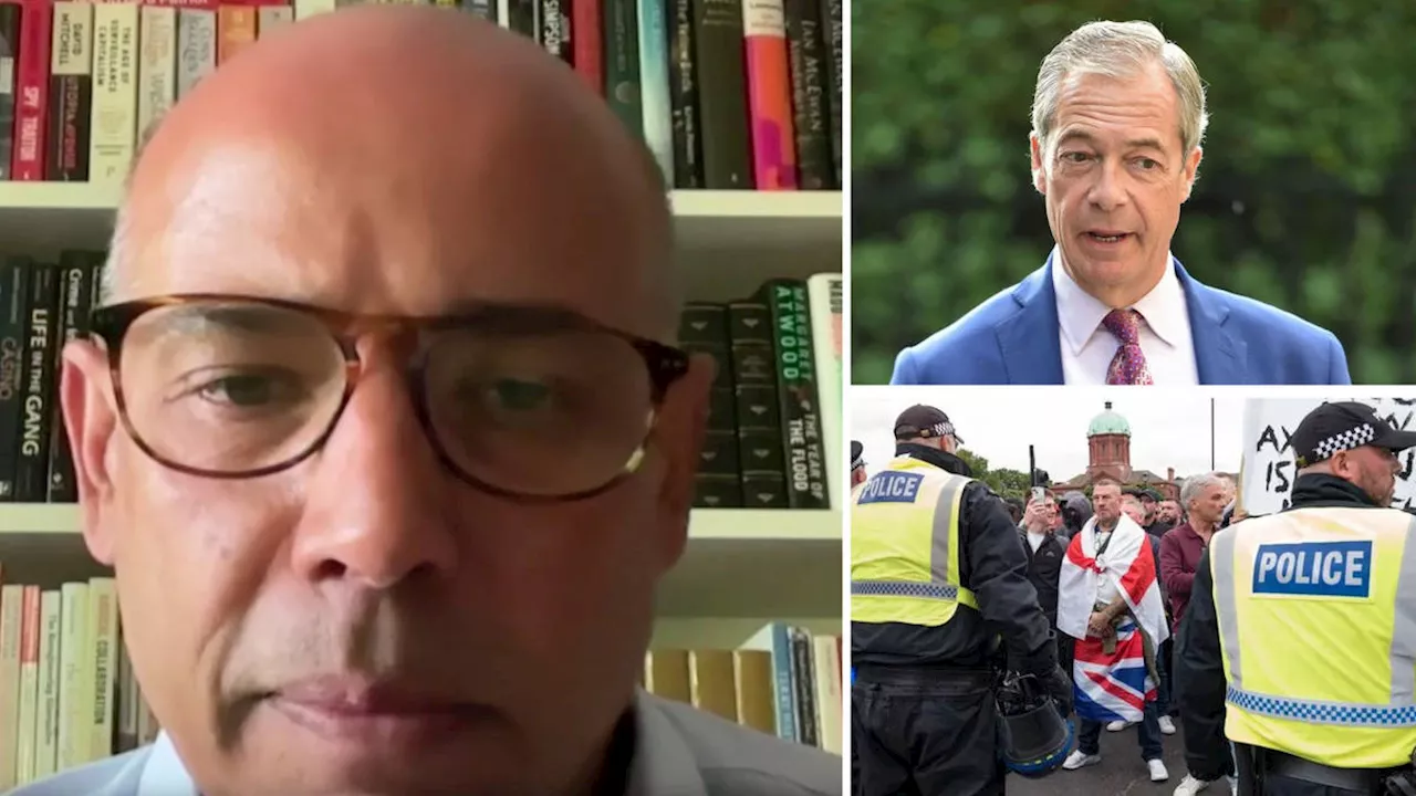 Nigel Farage could be investigated by counter-terrorism police over riot posts, ex-terror boss suggests