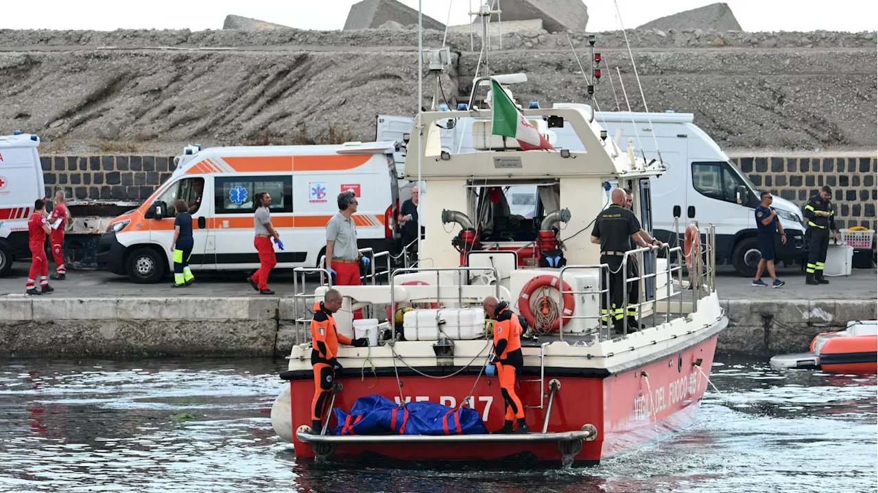 Naufrage du Bayesian en Sicile : le corps de Mike Lynch retrouvé dans le yacht, une victime toujours disparue