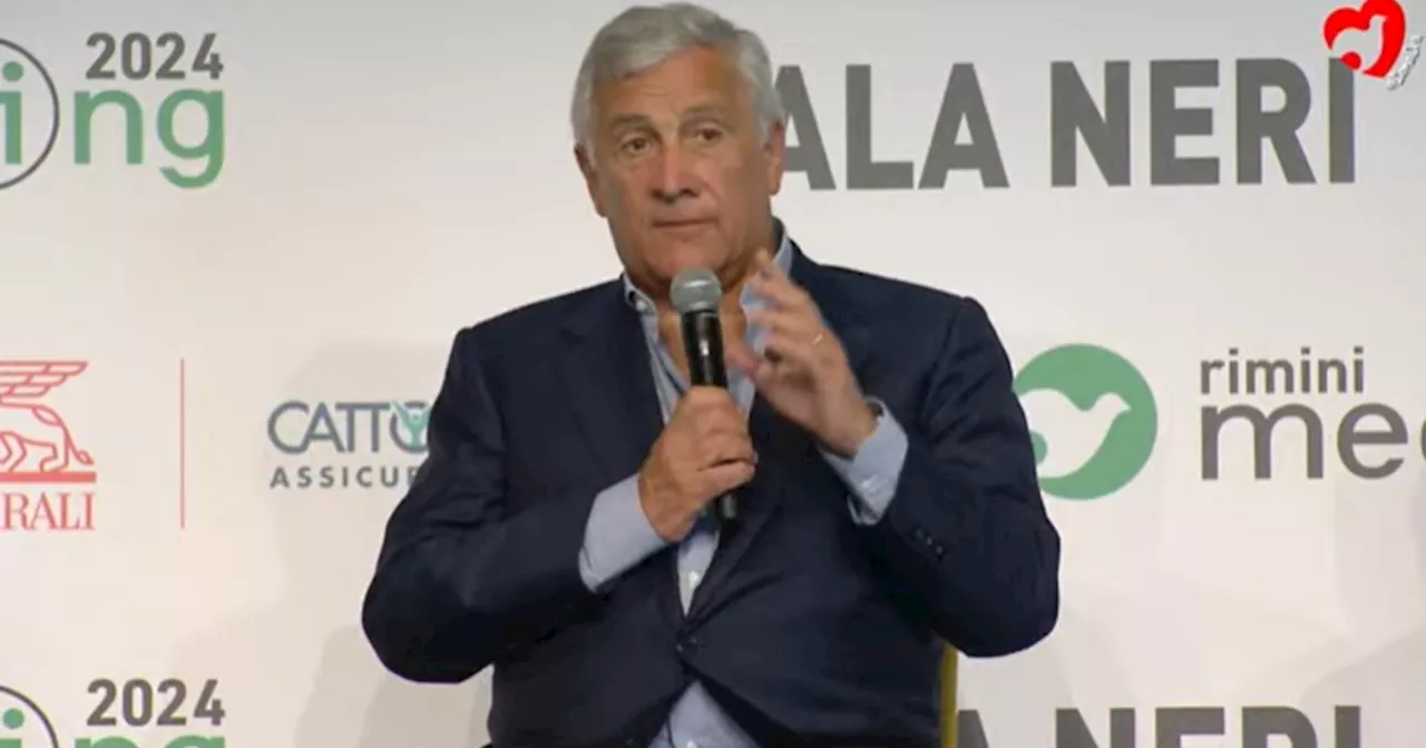 Tajani al Meeting risponde a Salvini: &#034;Nessuna mi imponga nulla e non usate Berlusconi&#034;