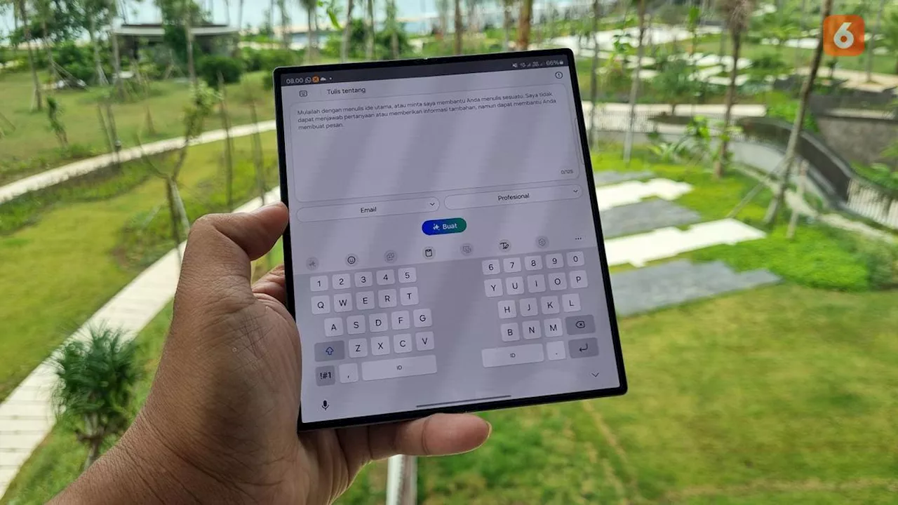 Bikin Caption dan Email Lebih Mudah Pakai AI Composer di Samsung Galaxy Z Fold6