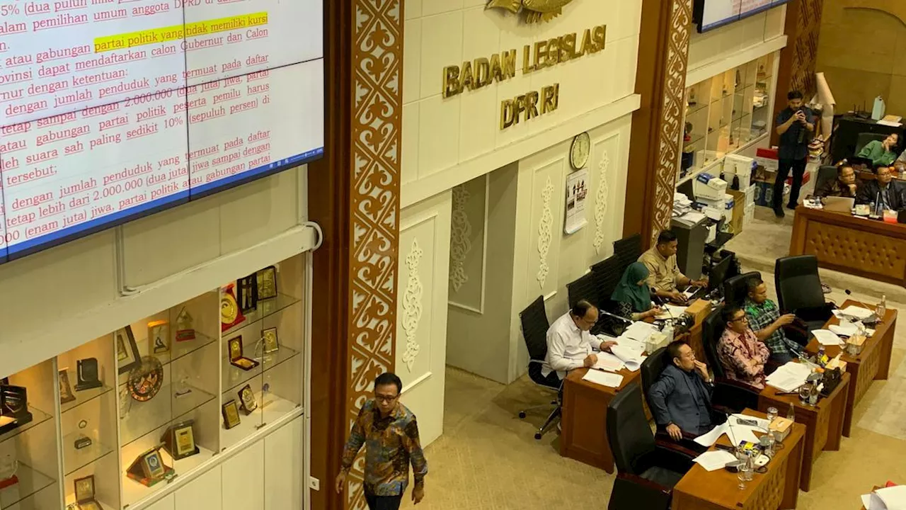 Top 3 News: Baleg DPR Setujui Batas Usia Cagub 30 Tahun saat Pelantikan, Hanya PDIP yang Menolak