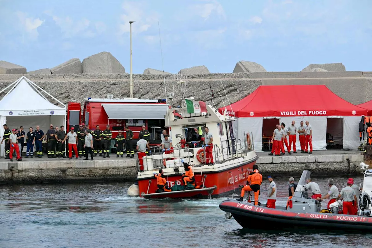 Naufrage du super-voilier « Bayesian » en Sicile : cinq corps retrouvés