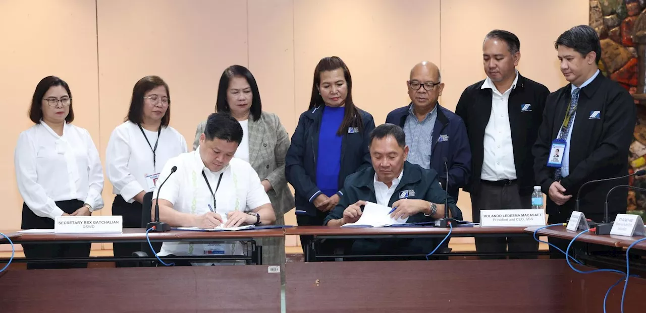 SSS, DSWD sign deal to protect 4.4m beneficiaries of 4Ps program