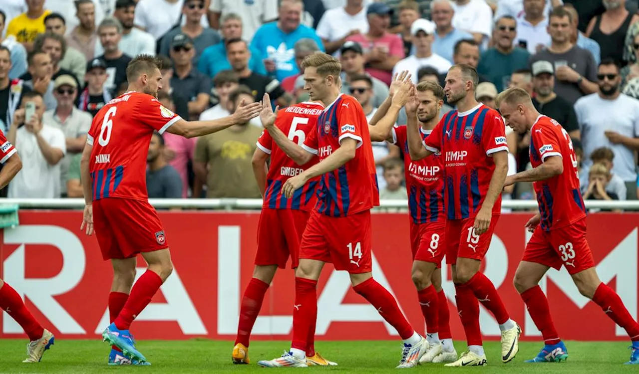 Anschauungsmaterial für St. Pauli: Heidenheim startet in die Europapokal-Quali