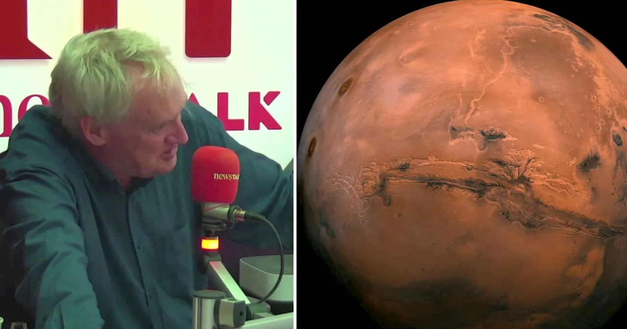 Luke O’Neill: ‘Key ingredients for life’ discovered on Mars