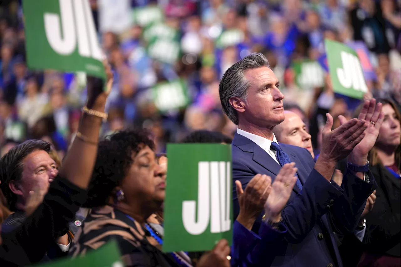 Exclusive: Gavin Newsom Says Kamala Harris' Patriotism Expands Dem Appeal