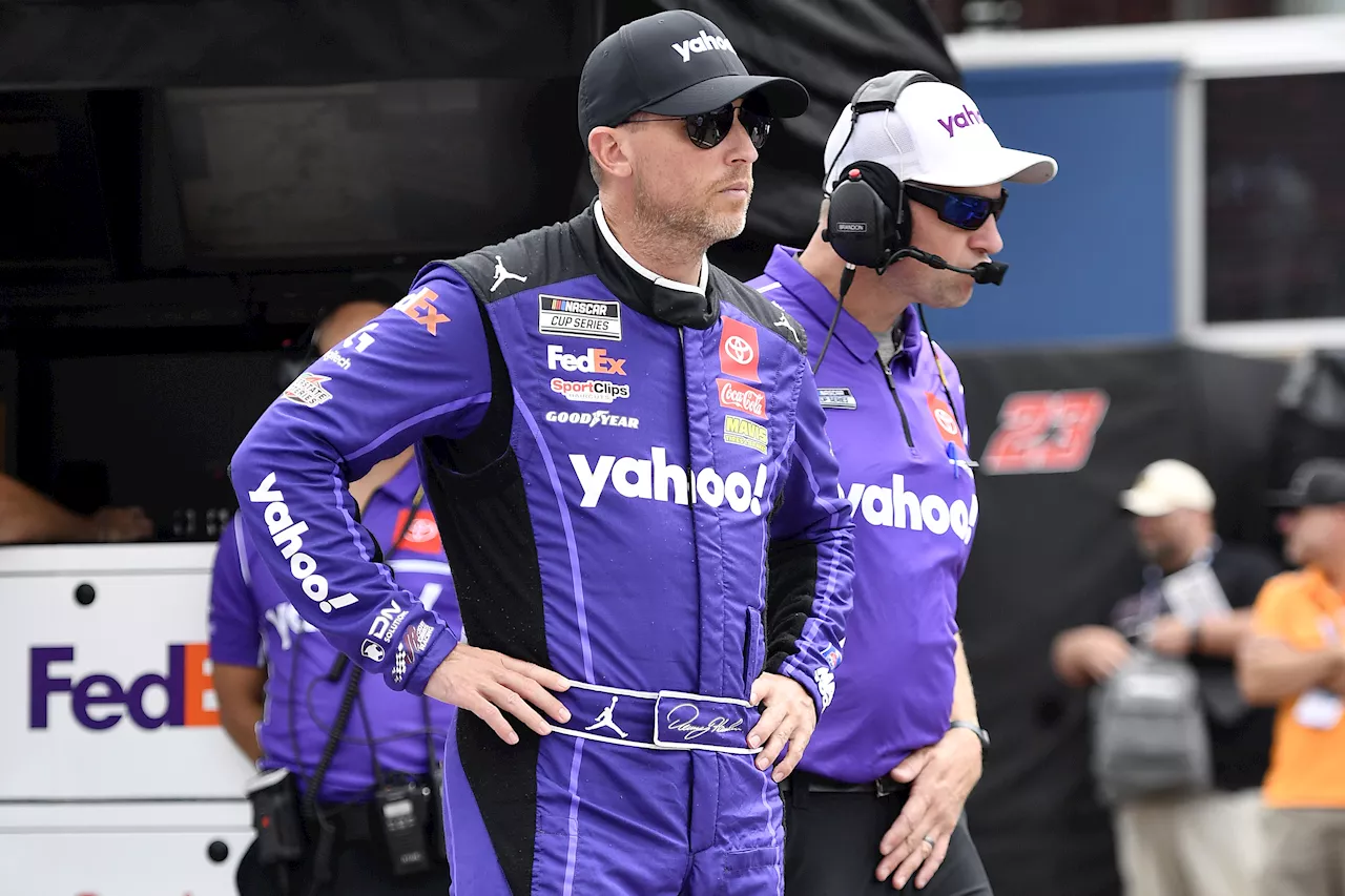 NASCAR Team Reacts to Huge Penalty as Denny Hamlin Loses Playoff Hopes