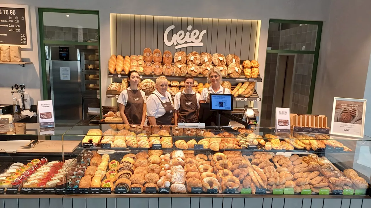 Großer Andrang zum Start der Bäckerei Geier in Schwechat