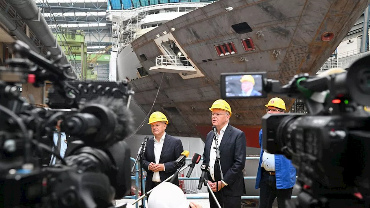 Duitse staat redt cruisescheepbouwer aan de grens bij Groningen