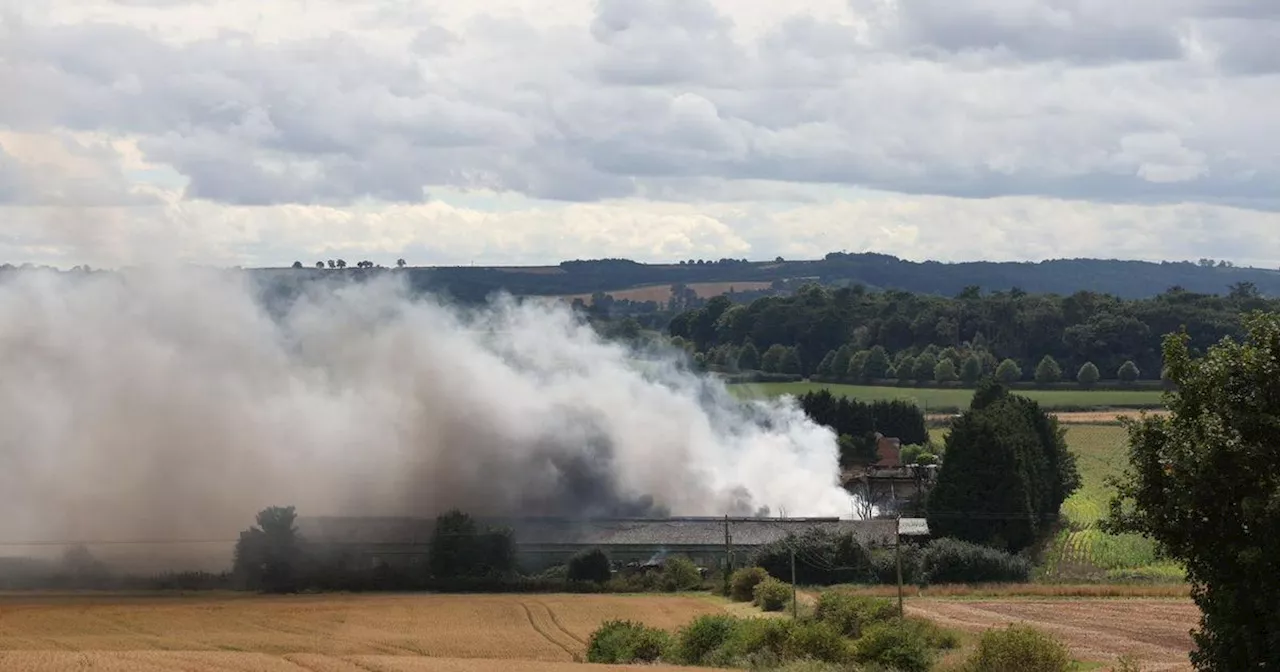 Bilsthorpe fire live updates as crews tackle major blaze and people told to keep windows shut