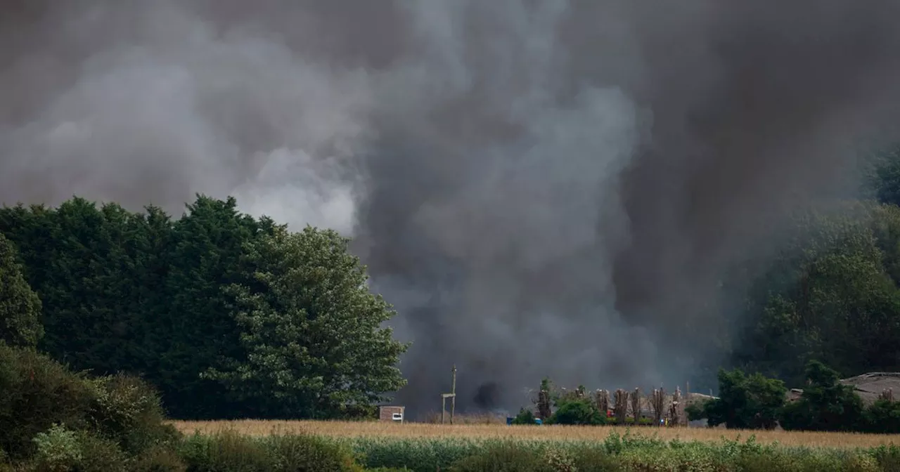 Dog kennels on 'emergency alert' as crews tackle major fire