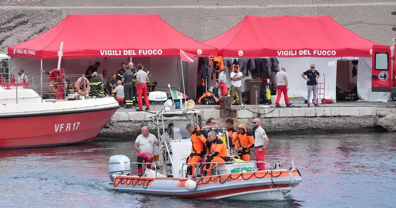 Who are the victims of Italy yacht sinking as five bodies found