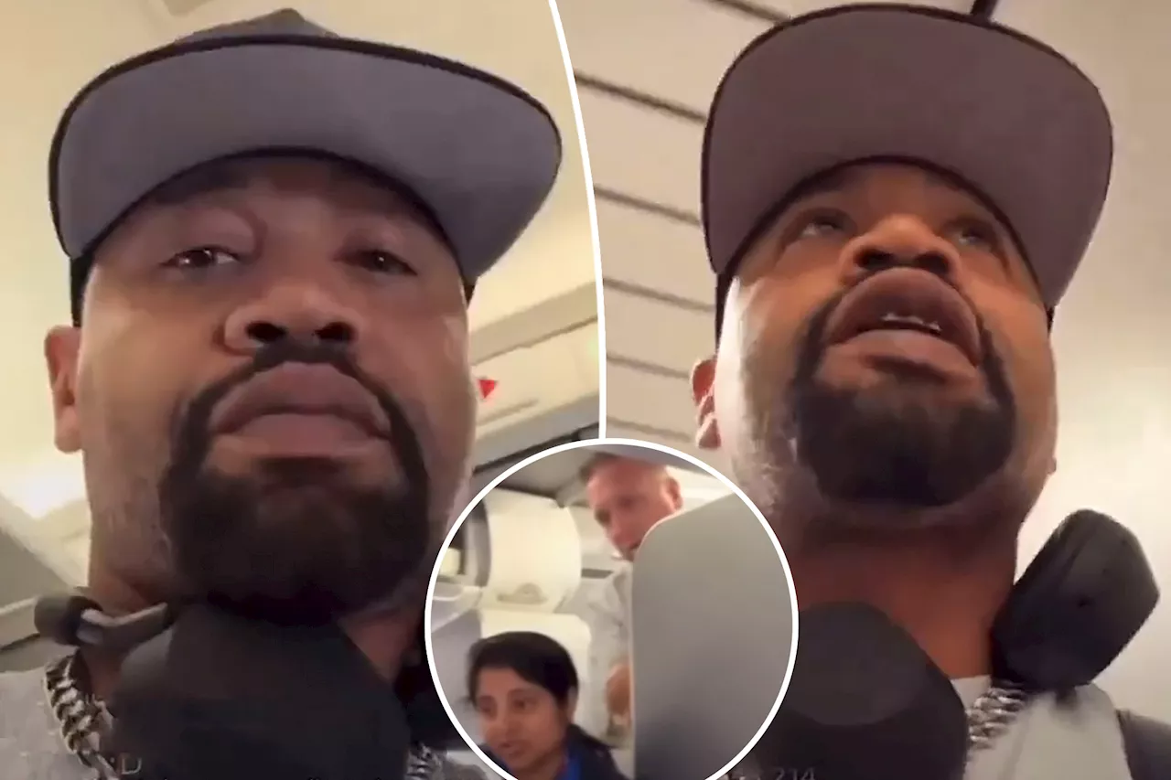 Rapper Juvenile storms off American Airlines plane after flight attendants boot him from first class: 'I'm a celebrity!'