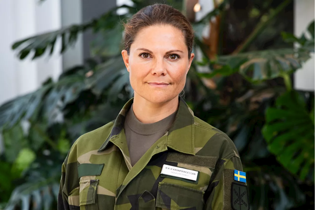 Crown Princess Victoria of Sweden Wears Camo as She Begins Special Officer Military Training