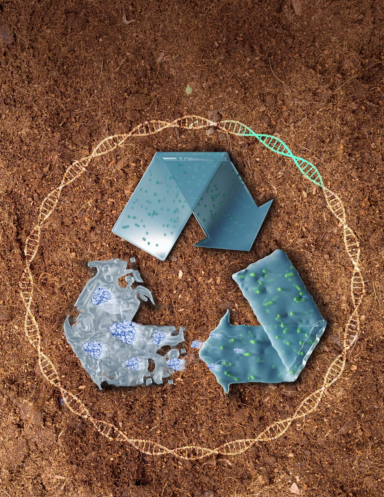 Living plastics: A new solution for plastic degradation through synthetic biology