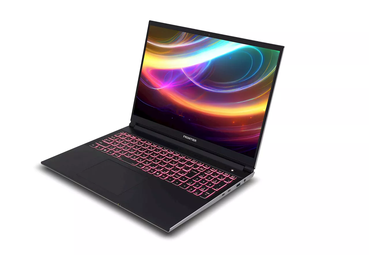 【FRONTIER】 AI処理に強いNPU内蔵のインテルCore Ultra 7とRTX 4050 Laptop GPUを搭載した次世代ゲーミングノートPC「VNシリーズ」新発売