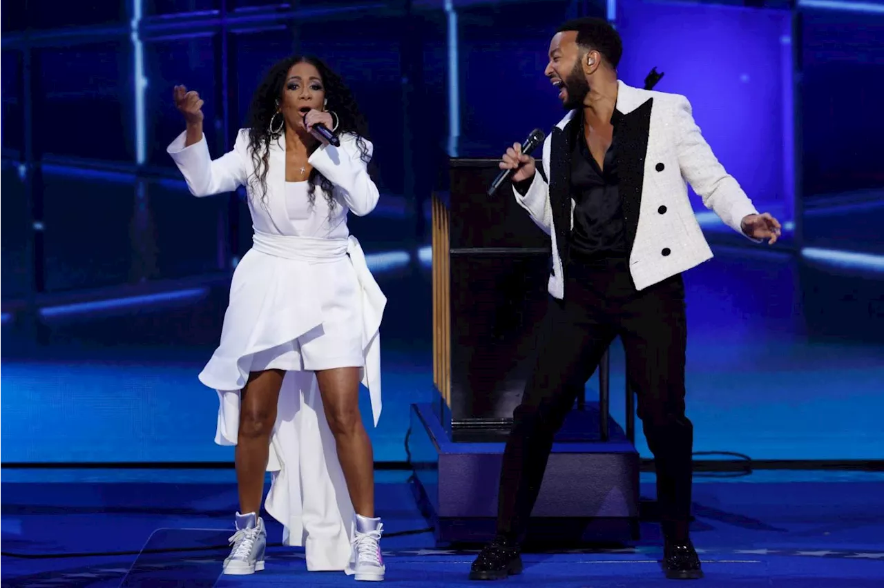 John Legend Performs ‘Let’s Go Crazy’ Prince Tribute at DNC With Sheila E.