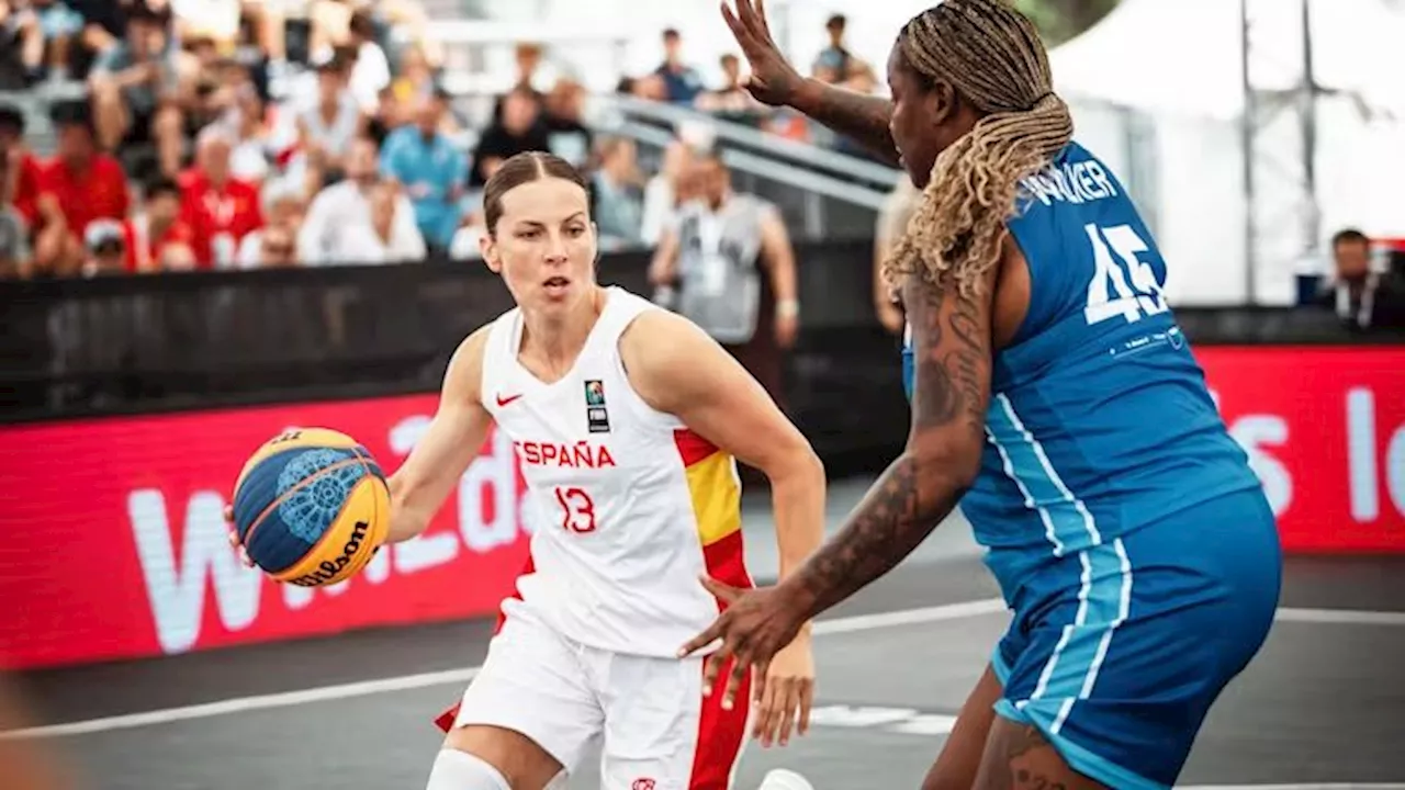 España estrena su plata olímpica con victoria clara frente a Azerbaiyán en el Europeo de baloncesto 3x3