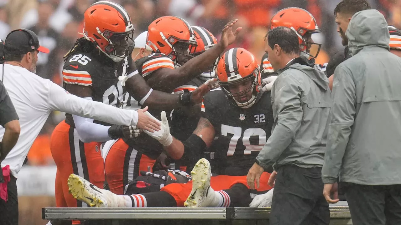 Injured Cleveland Browns Player Captured Practicing For Different Role