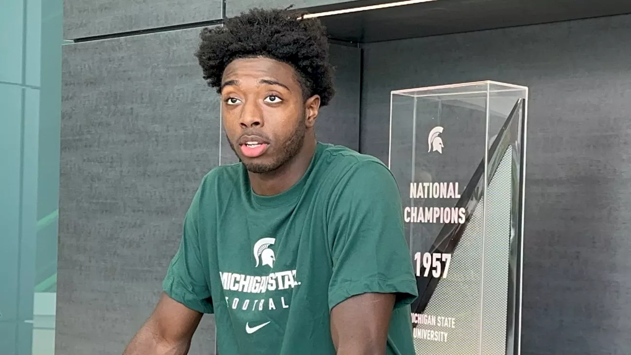 Michigan State QB Aidan Chiles speaks on first game, more after Thursday practice