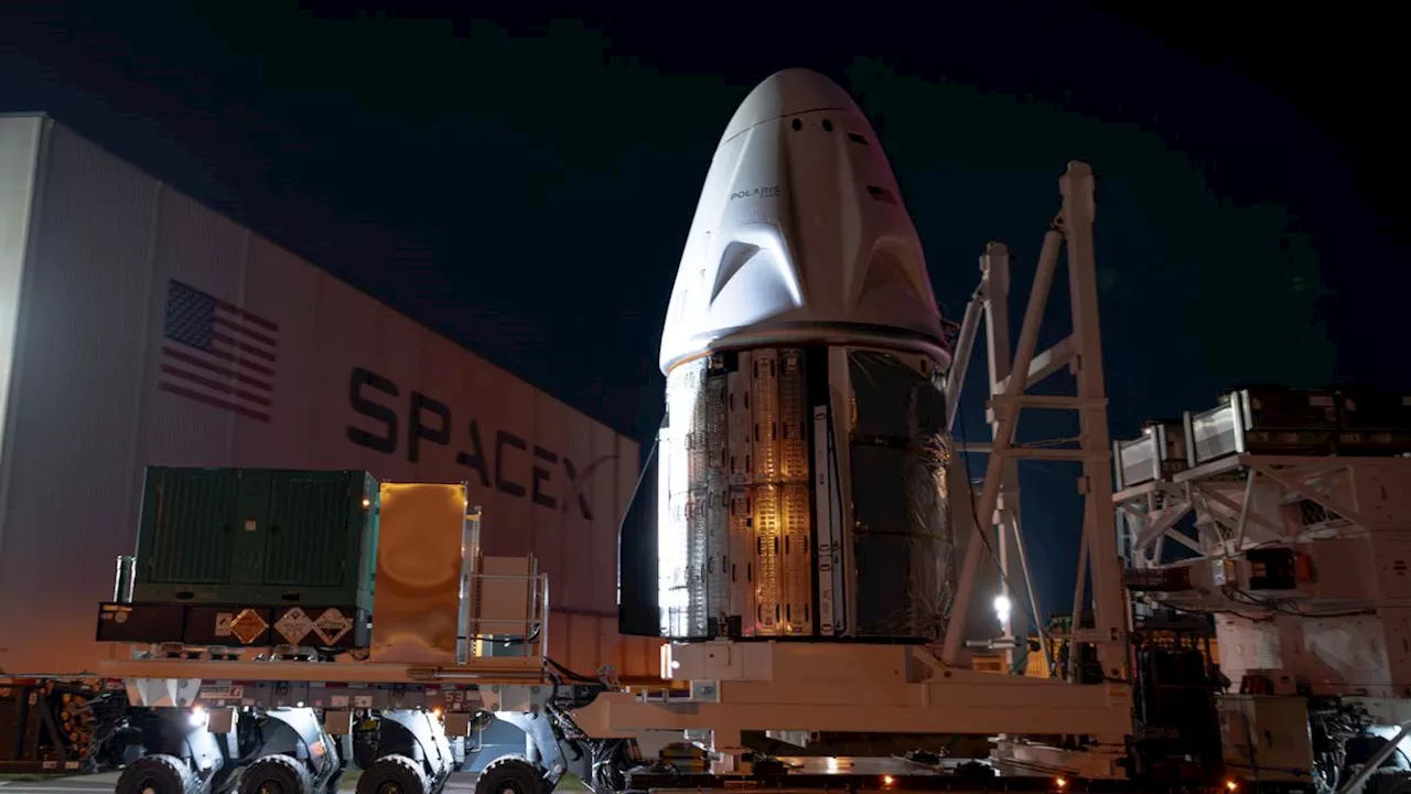 SpaceX delays launch of Polaris Dawn private spacewalk mission to Aug. 27